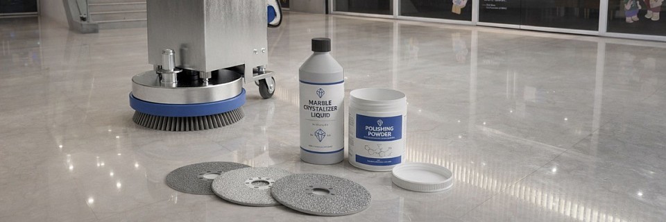 🪨 大理石翻新晶化保養流程（夜間・假日皆可施工）