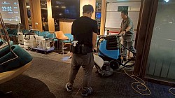 地毯刷洗搭配地毯回收