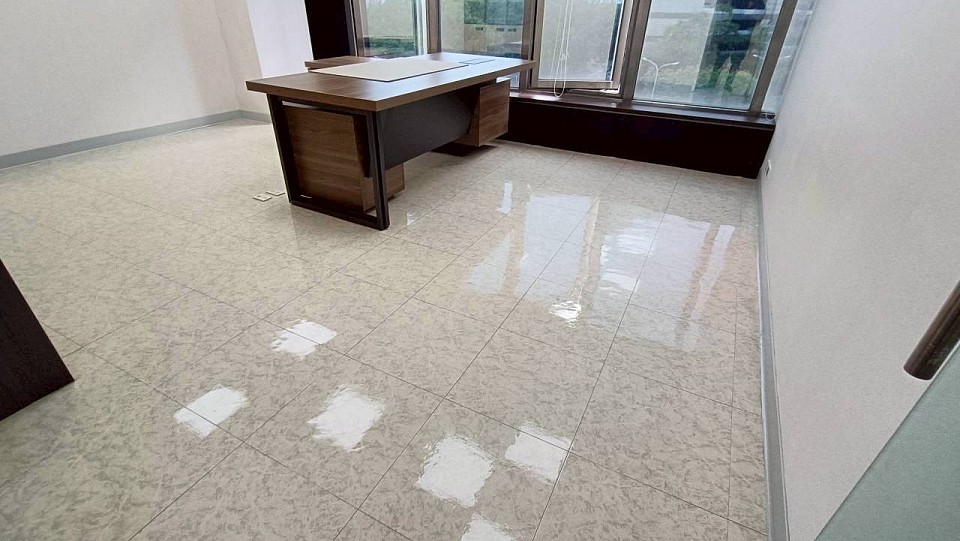 地板清洗打蠟後的成果