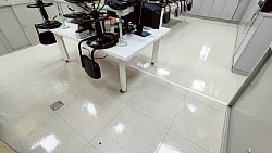 地板除蠟上蠟完成