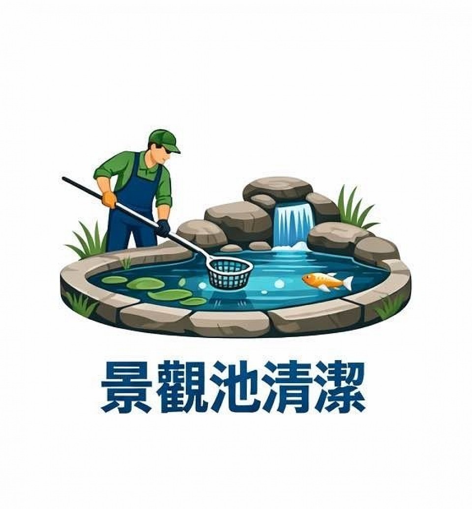 景觀池高壓清洗