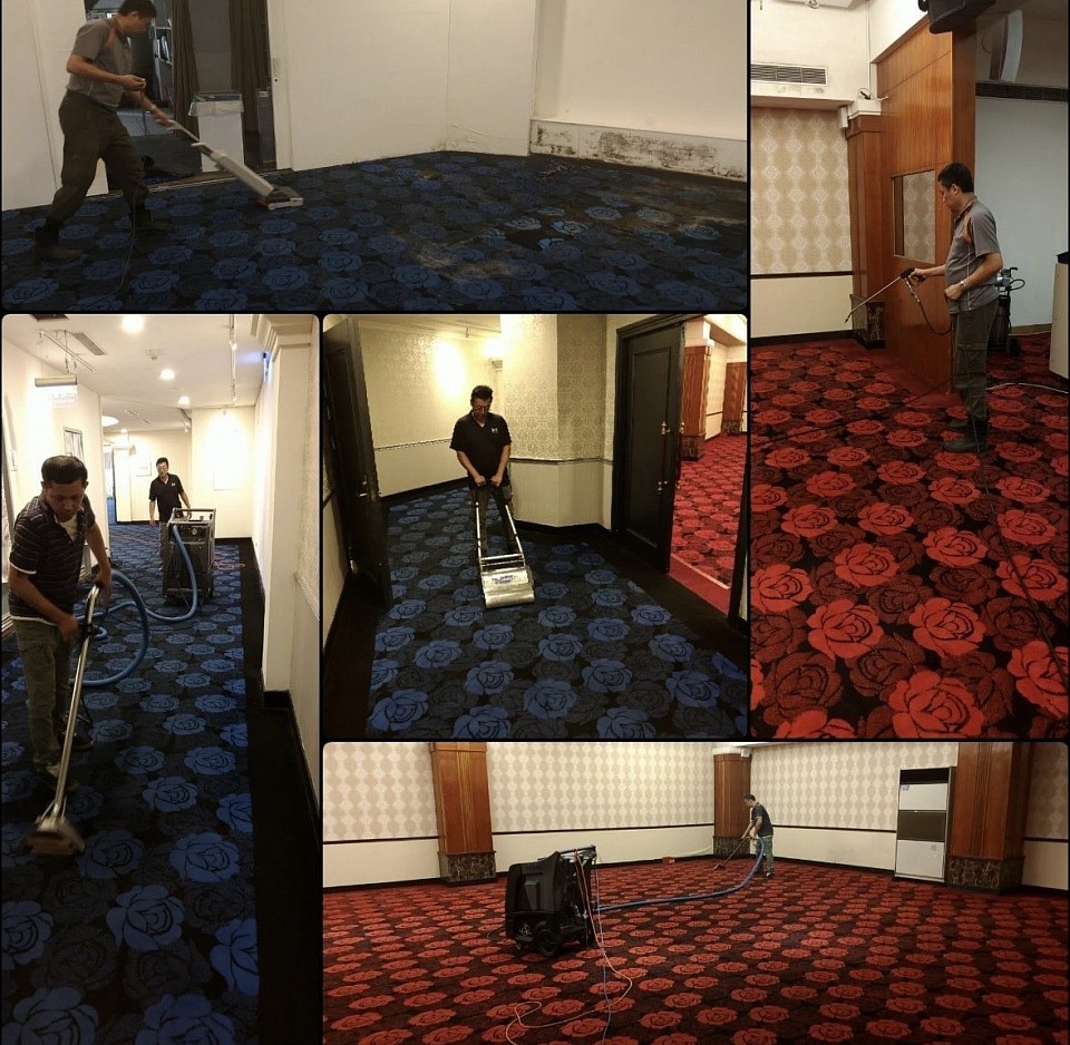 飯店大廳地毯清洗